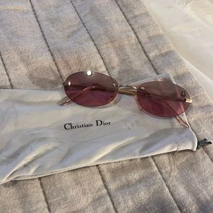 Vintage pink Christian Dior Sunglasses